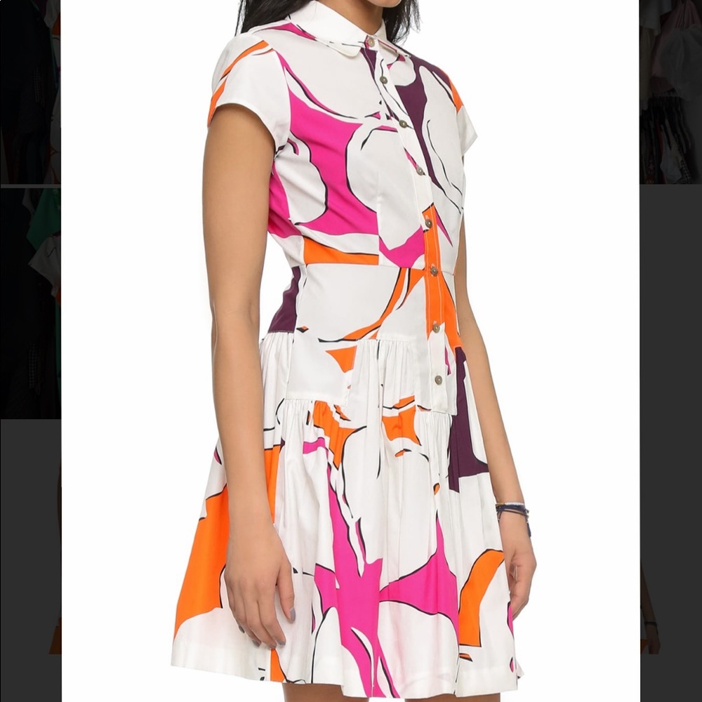 Diane Von Furstenberg Scarlet Eden Garden Dress